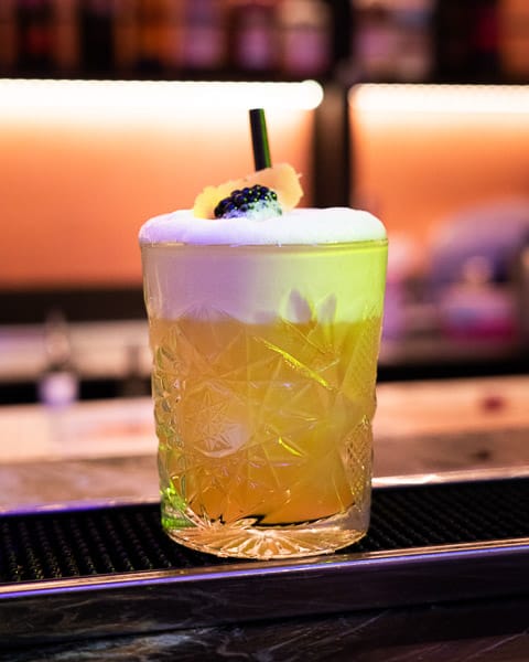 Cocktail in een glas 